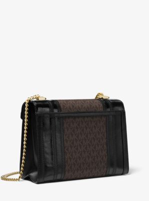 Michael kors whitney lg shoulder bag black hot sale