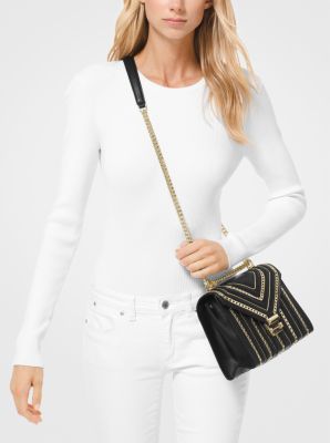 Michael kors whitney online quilted satchel