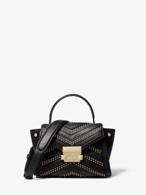 Whitney Mini Studded Leather Satchel | Michael Kors Canada