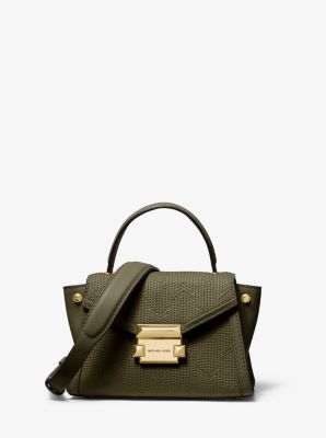MICHAEL Michael Kors Whitney Mini Deco Quilted Leather Satchel