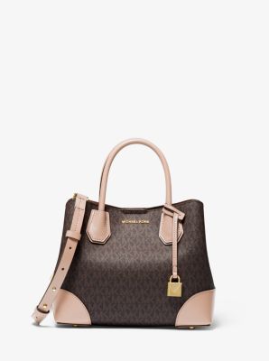 michael michael kors mercer gallery small logo satchel
