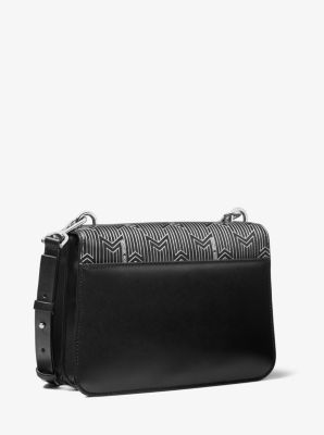 Mott large metallic 2025 deco leather crossbody