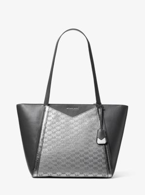 Whitney large outlet leather tote bag