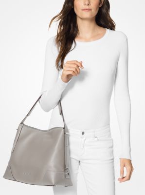 Michael michael kors crosby pebble leather store shoulder bag