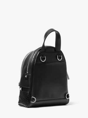 Rhea small best sale leather backpack