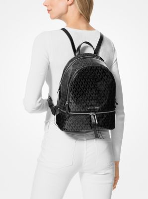 Michael kors 2025 glossy backpack