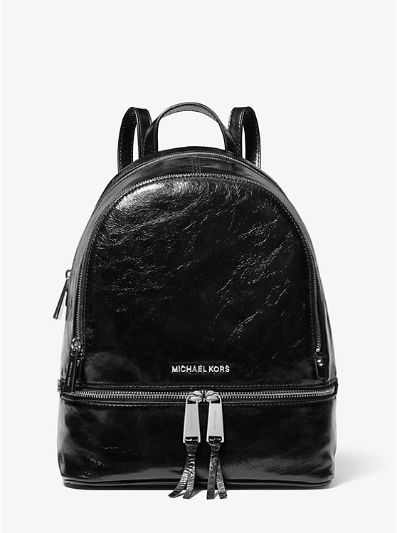 Rhea Medium Crinkled Calf Leather Backpack image number 0