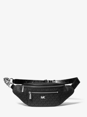 Michael michael kors medium logo belt clearance bag