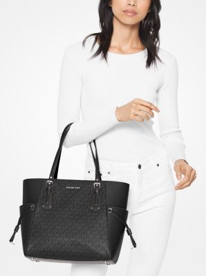 voyager small logo tote michael kors