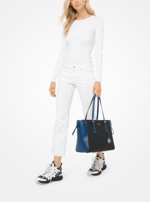 michael michael kors voyager medium logo tote