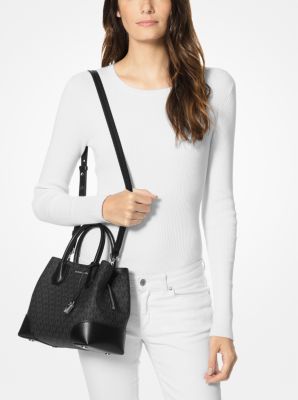 Michael Kors Mercer Gallery Small Signature Logo Satchel