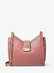 Whitney Small Leather Shoulder Bag - ROSE - 30H8TWHE0L