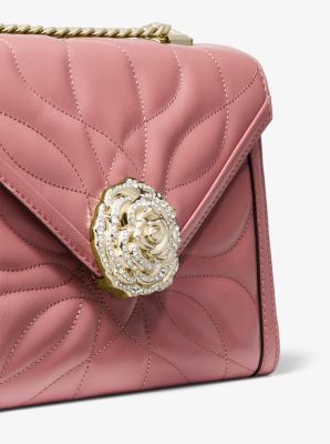 Michael michael kors whitney on sale petal quilted leather shoulder bag