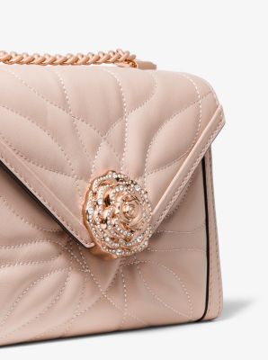 Michael kors whitney petal quilted leather shoulder bag sale