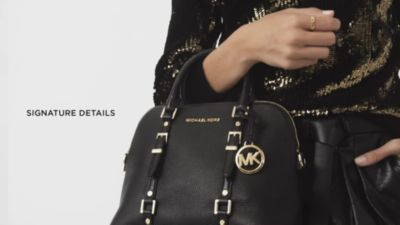 michael kors medium dome satchel