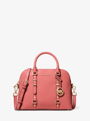 Bedford Legacy Medium Pebbled Leather Dome Satchel | Michael Kors