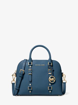 Michael Kors Bedford Legacy Medium Convertible Satchel In Dark Chambery,  Luxury, Bags Wallets On Carousell 