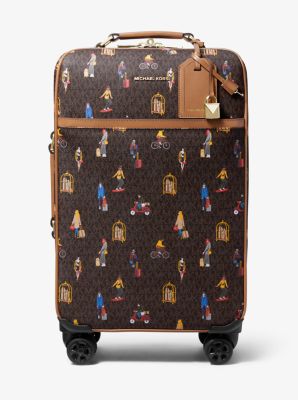 Bedford Travel Extra-Large Jet Set Girls Print Suitcase | Michael