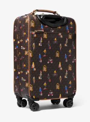 Bedford Travel Extra-Large Jet Set Girls Print Suitcase image number 2