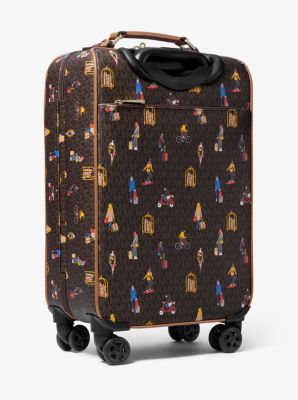 Bedford Travel Extra-Large Jet Set Girls Print Suitcase | Michael