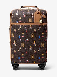Bedford Travel Extra-Large Jet Set Girls Print Suitcase - BROWN MULTI - 30H9G07N4O