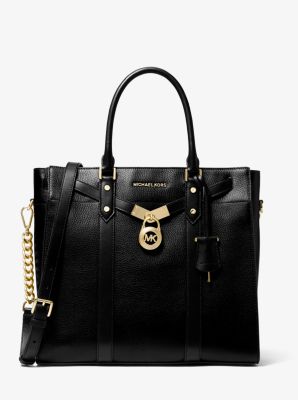 Hamilton Women's Large Leather Tote Bag Black