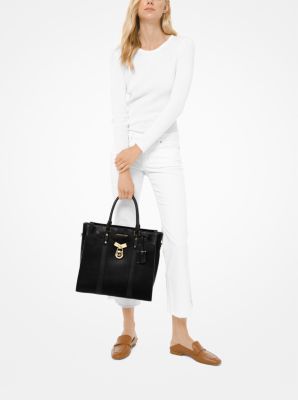 Nouveau Hamilton Pebbled Leather Tote Bag