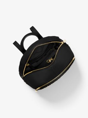 特別価格！Michael Kors レザーRhea Zip Pyramid Stud Belt Bag 特別価格！Michael Kors レザーRhea Zip Pyramid Stud Belt Bag