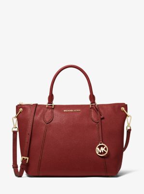 michael kors pebbled leather tote bag