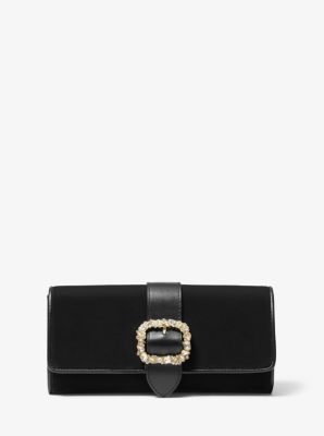 Jade Medium Velvet Clutch | Michael Kors Canada