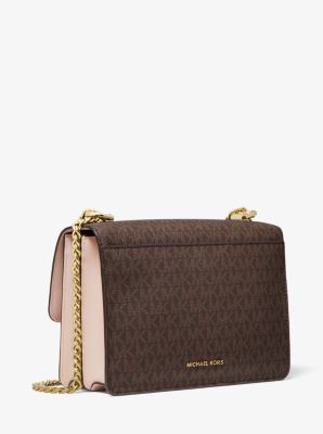 Michael Kors Ladies Jade Signature Logo Crossbody Bag