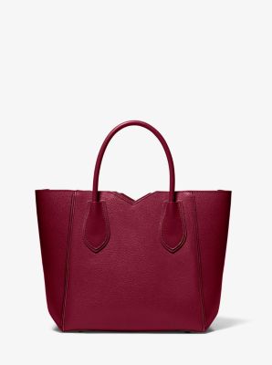 Mae Medium Pebbled Leather Messenger Bag image number 3