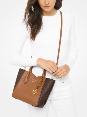 Mae small pebbled store leather messenger bag