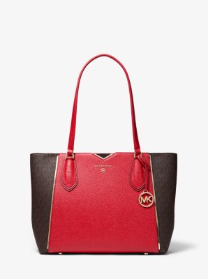 Mae medium pebbled leather best sale tote bag