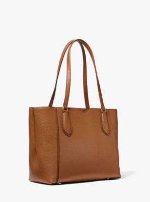 Mae Medium Pebbled Leather Tote Bag image number 2