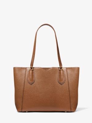 pebbled leather tote