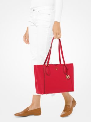 Mae Medium Pebbled Leather Tote Bag Michael Kors Canada