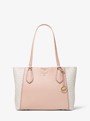 michael kors signature logo tote bag