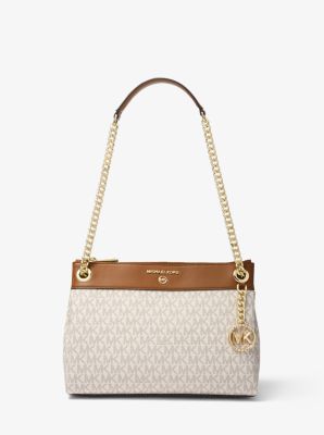 michael kors shoulder bag white