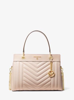 michael kors quilted leather bag