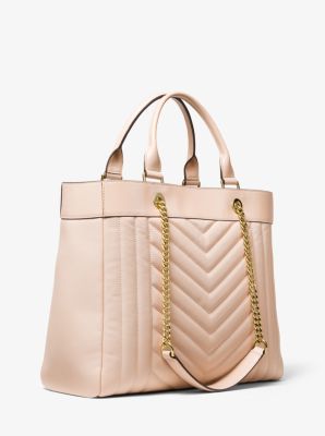 Susan Extra-Large Quilted Leather Convertible Tote Bag