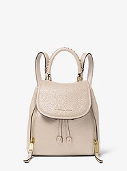 Viv Extra-Small Pebbled Leather Backpack  - LIGHT SAND - 30H9GVBB0L
