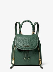 Viv Extra-Small Pebbled Leather Backpack  - MOSS - 30H9GVBB0L