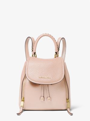 Viv Extra-Small Pebbled Leather Backpack