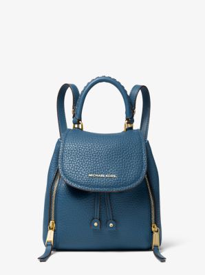 michael kors mini backpack blue