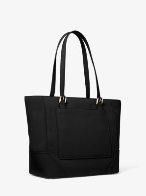 Aria large leather online tote