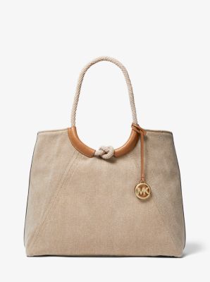 Isla Large Canvas Tote Bag Michael Kors Canada