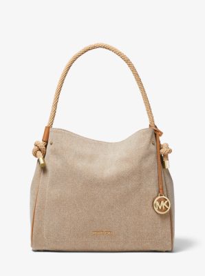 Isla Large Canvas Satchel Michael Kors