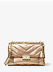 Cece Medium Quilted Metallic Leather Convertible Shoulder Bag image number 0