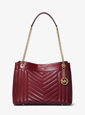 Michael michael kors susan quilted hot sale shoulder bag